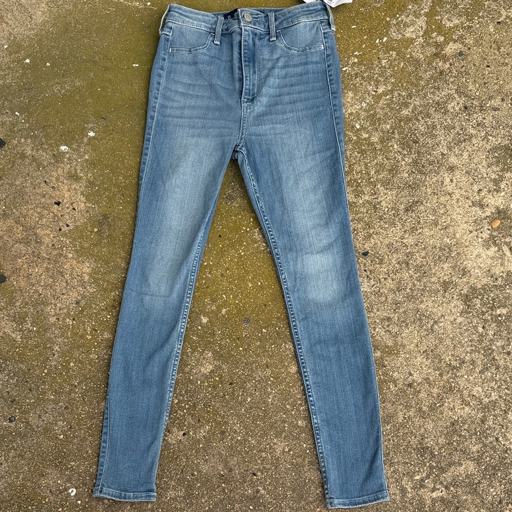 HOLLISTER Blue Women's Jeans Ultra High Rise Leggings